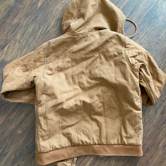 Hemp Canvas Bomber Hoody Jacket 